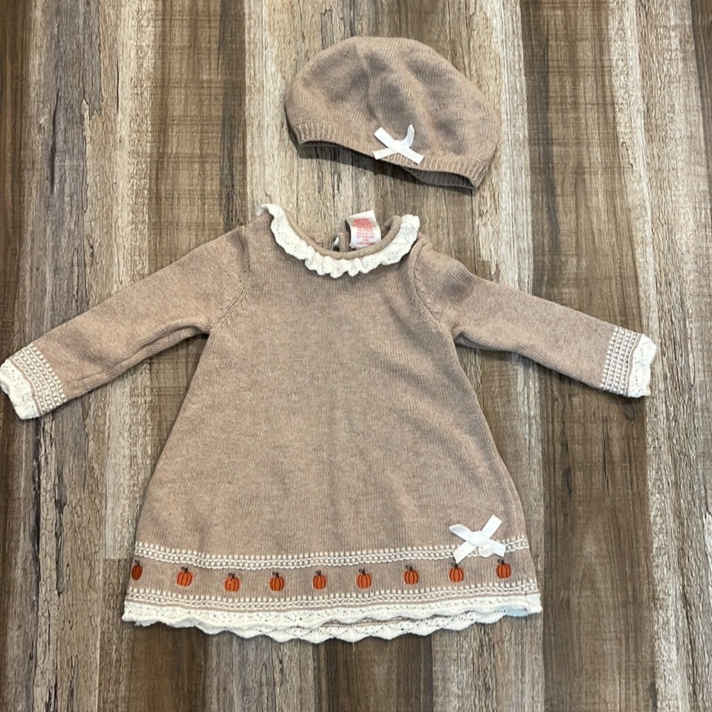 MAX STUIDO Baby knitted fall dress